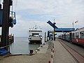 Hafenbahnhof: Umsteigen zwischen Schiff und Zug (2012, vor Umbau)