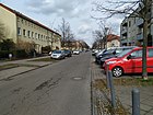 Busonistraße im nördlichen Teil mit Mehrfamilienhäusern