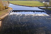 Kollauer Wehr mit Fischtreppe