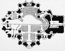 Edificio centralizado: Iglesia de San Miguel (1750-1786), de Johann Leonhard Prey y Ernst Georg Sonnin