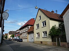 Hauptstraße im Ortsteil Niederhochstadt