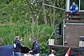 Tolheffing bij de brug in Oudewater