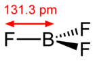 Structuurformule van boortrifluoride