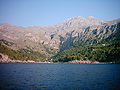 Vista de la mar, davant Cala Tuent