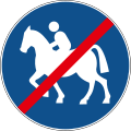 Horse track ends