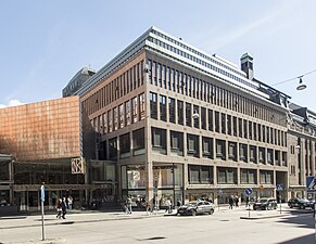 Tillbyggnaden mot Regeringsgatan 2016.