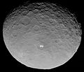 Fotografia de Ceres presa per al sonda Dawn a una distància de 13.600 km.