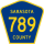 County Road 789 marker