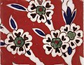 Iznik tile in polychrome