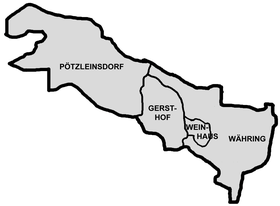 Bezirksteile von Währing