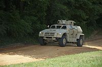 BAEシステムズの提案したヴァランクス JLTV（英語版）。