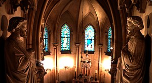 Inside view of the chapel