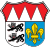 Das Wappen des Landkreises Würzburg