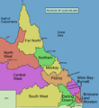 Image 7Commonly designated regions of Queensland, with Central Queensland divided into Mackay and Fitzroy subregions (from Queensland)