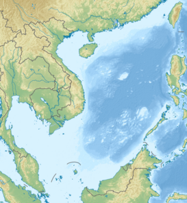 Islas Paracel ubicada en Mar de la China Meridional