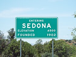 Entering the City of Sedona