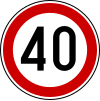 Maximum speed limit