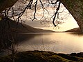 Blick auf Loch Lomond im Dezember