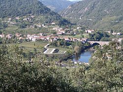 Skyline of Dunière-sur-Eyrieux