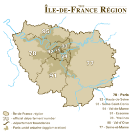 Septeuil trên bản đồ Île-de-France (region)