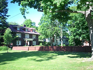 View of part of the West Main Street District, a listing on the National Register of Historic Places