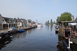 Vanaf brug Delfstrahuizen richting Tjeukemeer