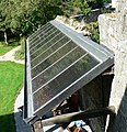 Image 37Solar water heaters facing the Sun to maximize gain (from Solar energy)