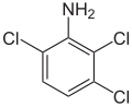 Struktur von 2,3,6-Trichloranilin