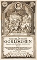 Title page of Pieter Bor: Nederlantsche oorloghen, beroerten, ende borgerlijcke oneenicheyden..., 1621