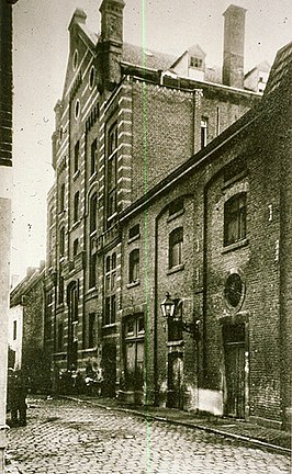 De Sint Antoniusstraat met de Cité Ouvrière, ca. 1920