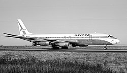 A jetliner on the apron