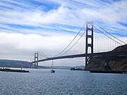 The Golden Gate Strait as viewed from the Sausalito side in 2012