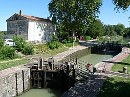 Sluis in het Canal du Midi