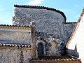 Le chevet de l'église (août 2010).