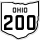 State Route 200 marker