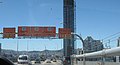 The South Tower, as viewed from the Bay Bridge, westbound, looking towards the San Francisco hills in 2007