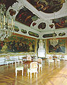 Schloss Eggenberg, Gambling Room with wall coverings by J.A.B. Raunacher