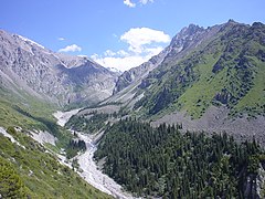 vallée de la rivière Ala Archa, au sud de Bishkek