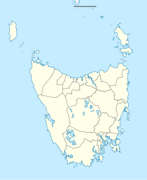 Lady Barron is located in Tasmania