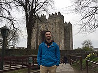 Me outside Bunratty Castle in Ireland in 2016.