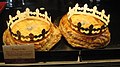 Fransk galette des Rois med pappkroner