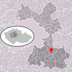 Localisation de Mukařov