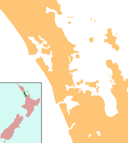 Location of Waitākere Reservoir