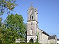 Une vue de l'église d'Orlac