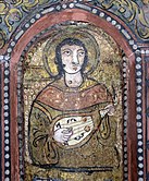 Oud or lute-family instrument at the Capella Palatina