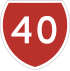 State Highway 40 shield}}