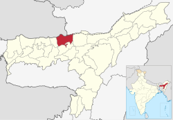 Location in Assam