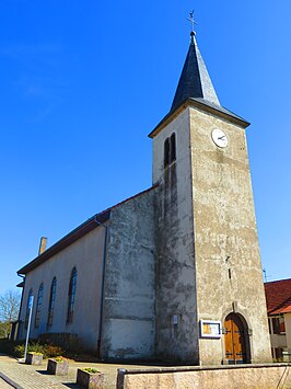 Kerk van Vahl-lès-Faulquemont / Vahlen bei Falkenberg in Lothringen