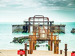 West Pier, Brighton im August 2008