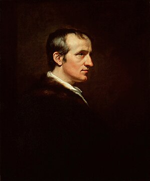 James Northcote, painting entitled William Godwin, oil on canvas, 1802, the National Portrait Gallery